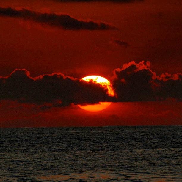 Sunset Photograph - Waiting For The Green Flash That Never by Brian Governale
