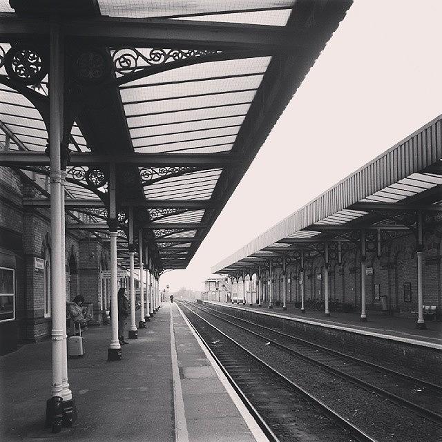 Train Photograph - Waiting For The Train. #train #railway by Sophie Johnson