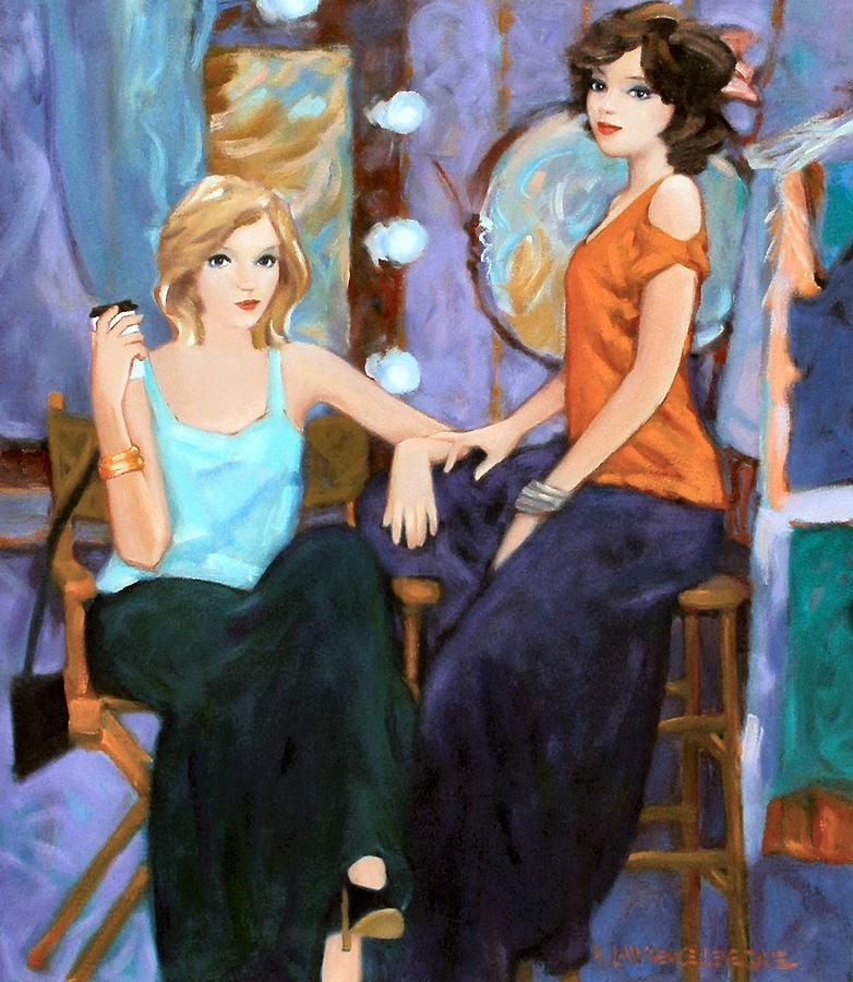 Broadway Painting - Waiting for Wardrobe by Kevin Leveque