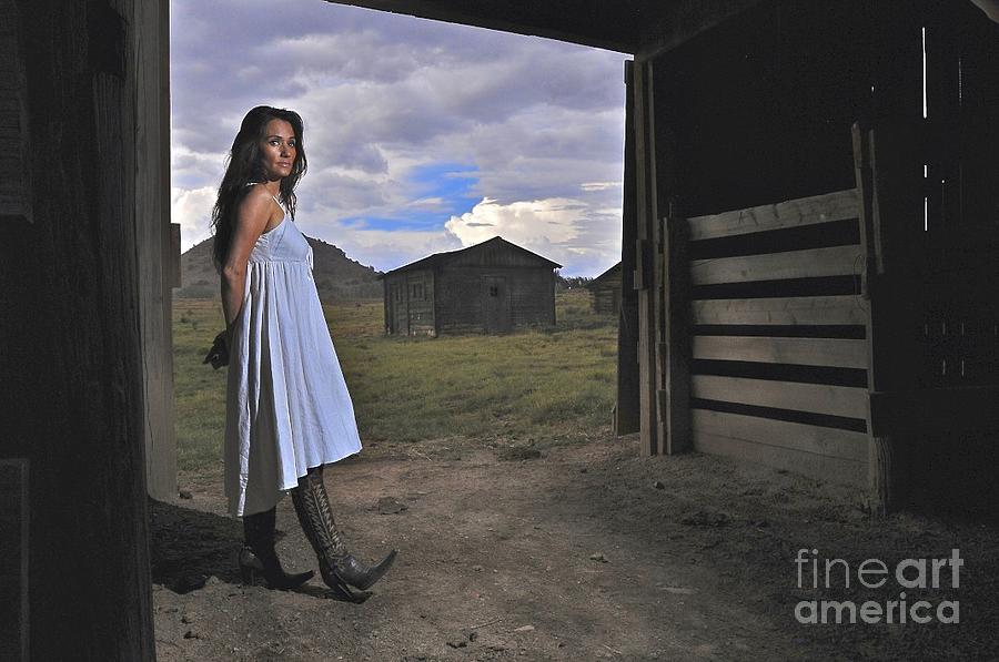 Waiting in the Barn Photograph by Sherry Davis