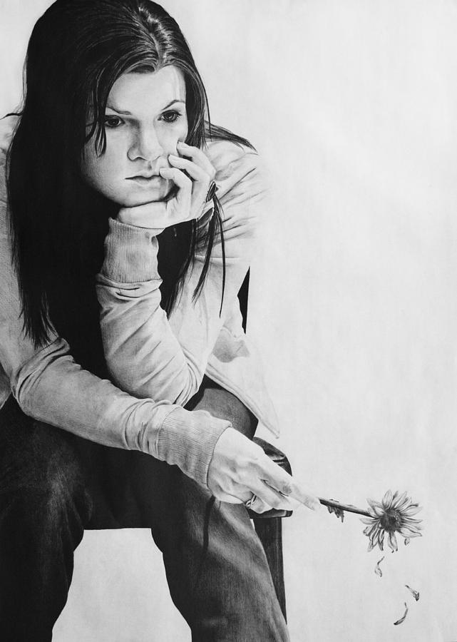 Waiting Drawing by Lindsey Weimer