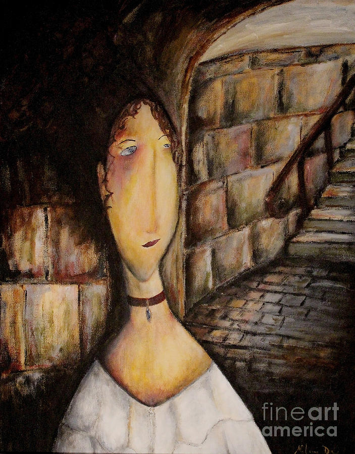 Waiting Painting by Melanie Dix.