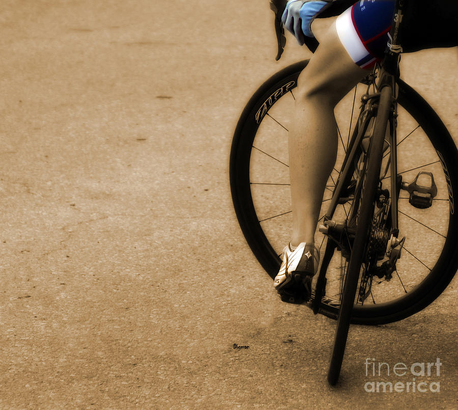 Sports Photograph - Waiting on Wheels by Steven Digman