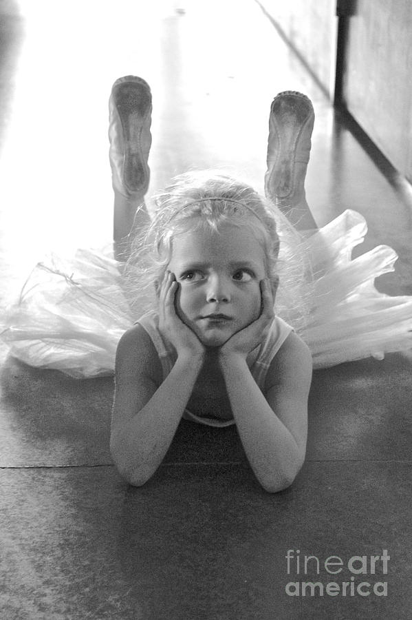 Children's Ballet Photograph - Waiting to Begin by Suzanne Oesterling