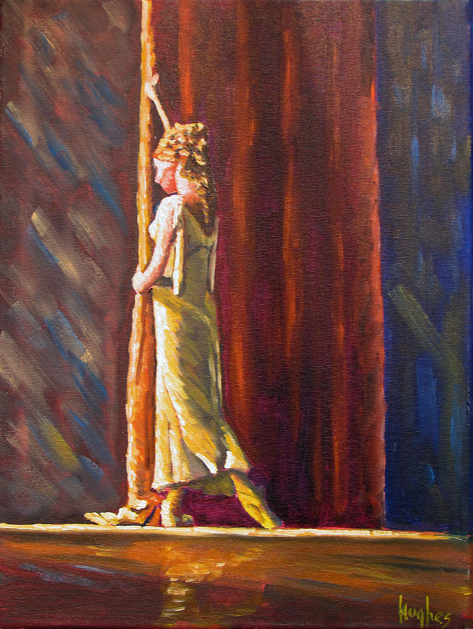 Waiting to Perform Painting by Kevin Hughes