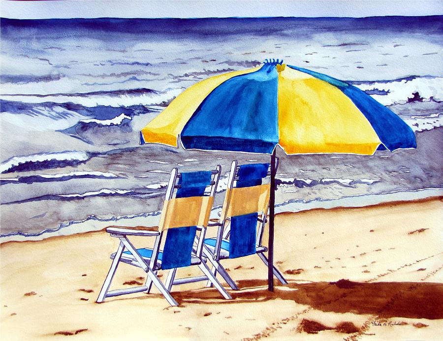 Waiting Vacation Painting by Freda Nichols | Fine Art America