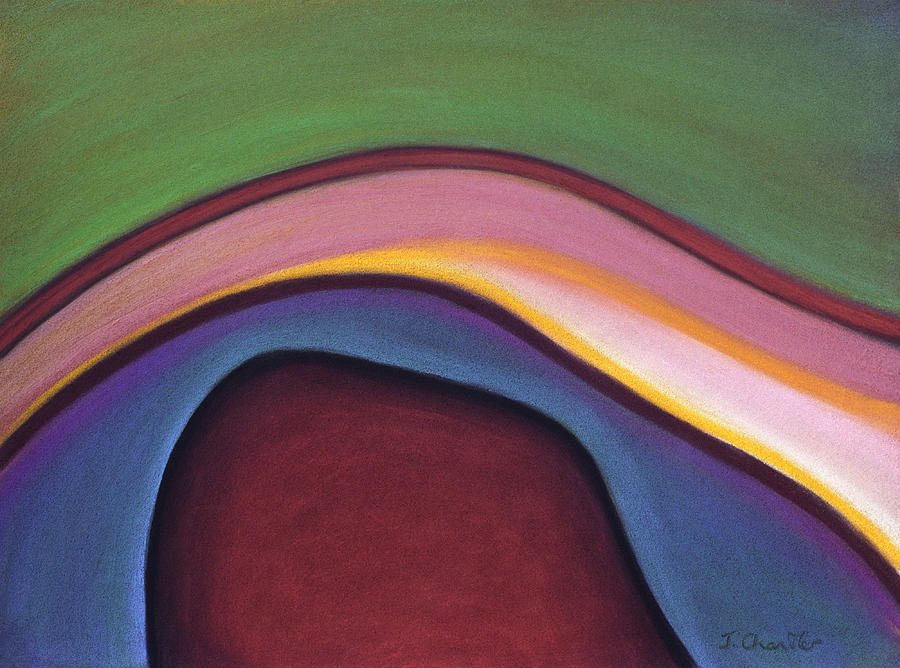 Waking Rock Pastel by Judith Chantler