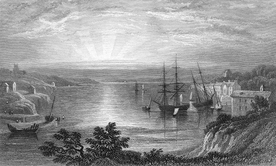 Wales Milford Haven, 1829 Painting by Granger