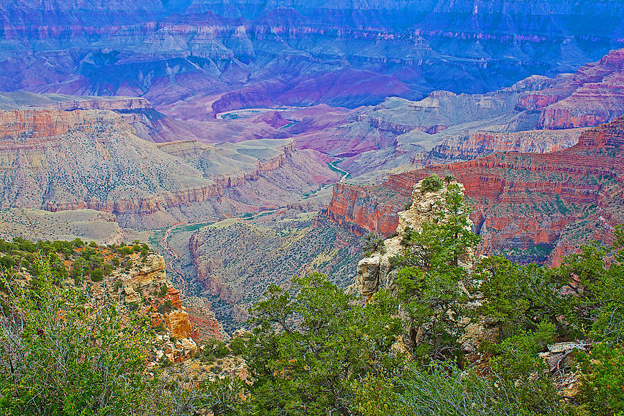 Grand Canyon National Park Photograph - Walhala Overlook on North Rim of Grand Canyon-Arizona  by Ruth Hager