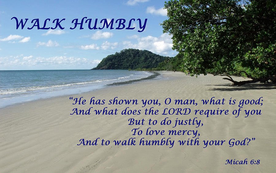 Walk humbly with your God Photograph by David Clode