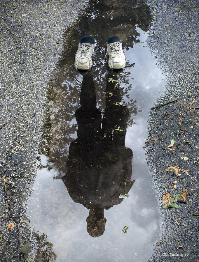 Walk In My Shoes - Reflection Photograph by Brian Wallace