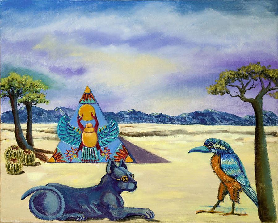 Walk like an Egyptian Painting by Susan Culver