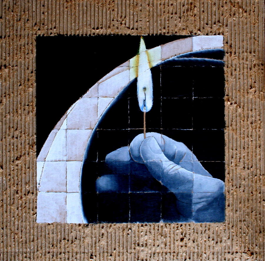 Flame Painting - Walk by Michael Carter Flame Painting - Walk by Michael Carter