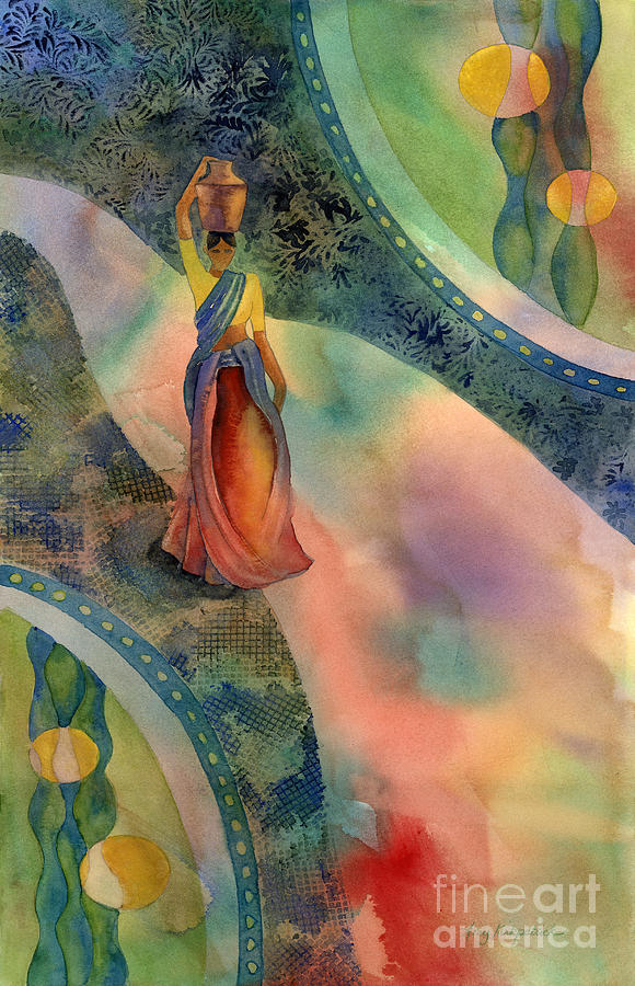 Walk of Dawning Painting by Amy Kirkpatrick