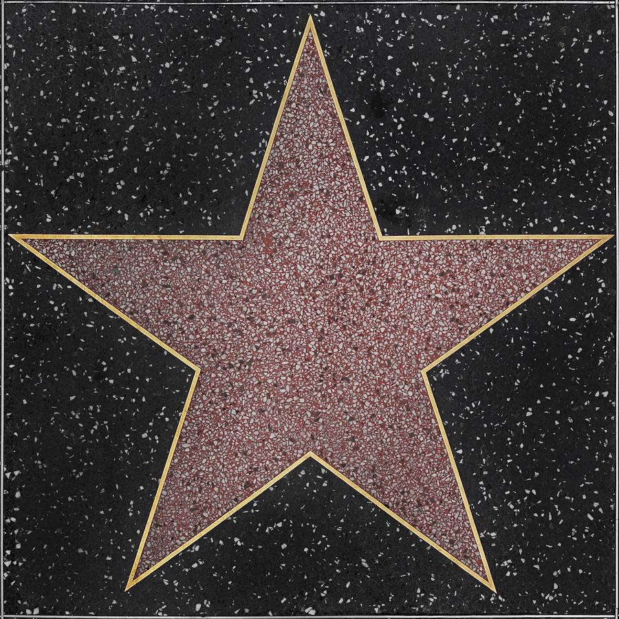 Walk of Fame Hollywood Blank Star Photograph by Ntzolov