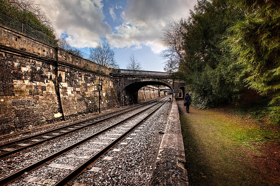 Beside the Railway at Sydney Gardens in Bath Photograph by Ian Good
