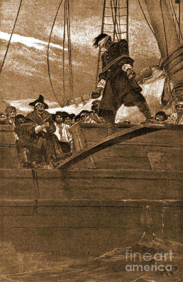 Walk the Plank 1887 Photograph by Padre Art