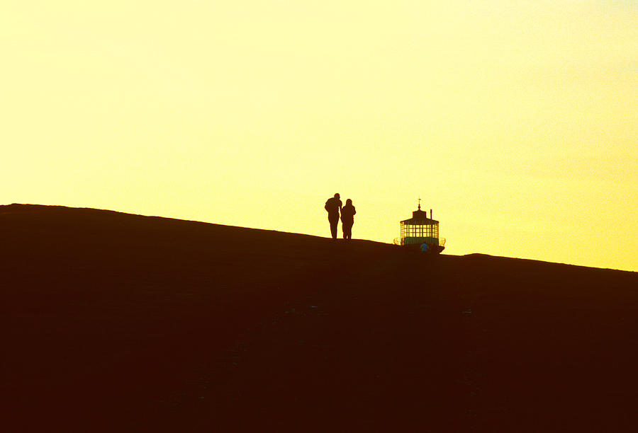 Walk to the Lighthouse Photograph by Gordon James