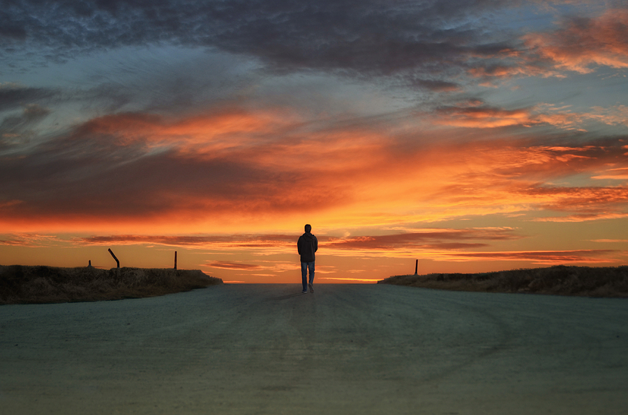 Sunset Photograph - Walk Towards The Light by Steven Michael