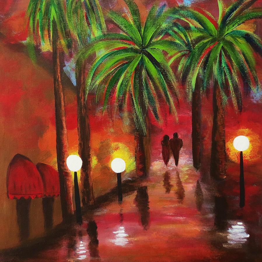 Landscape Painting - Walk with Me by Barbie Baughman