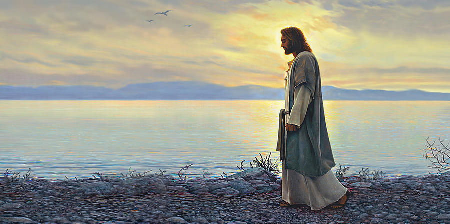 Jesus Painting - Walk With Me by Greg Olsen