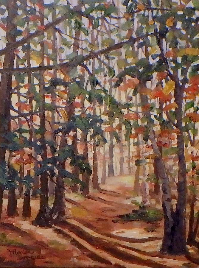 Walk With Me Painting by Monica Ironside