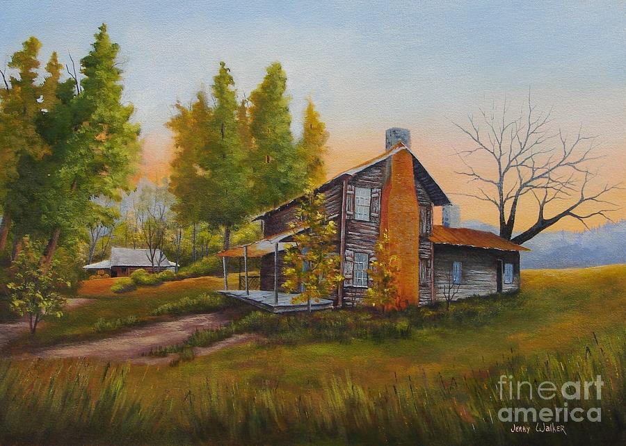 Walker Homeplace #3 Painting by Jerry Walker