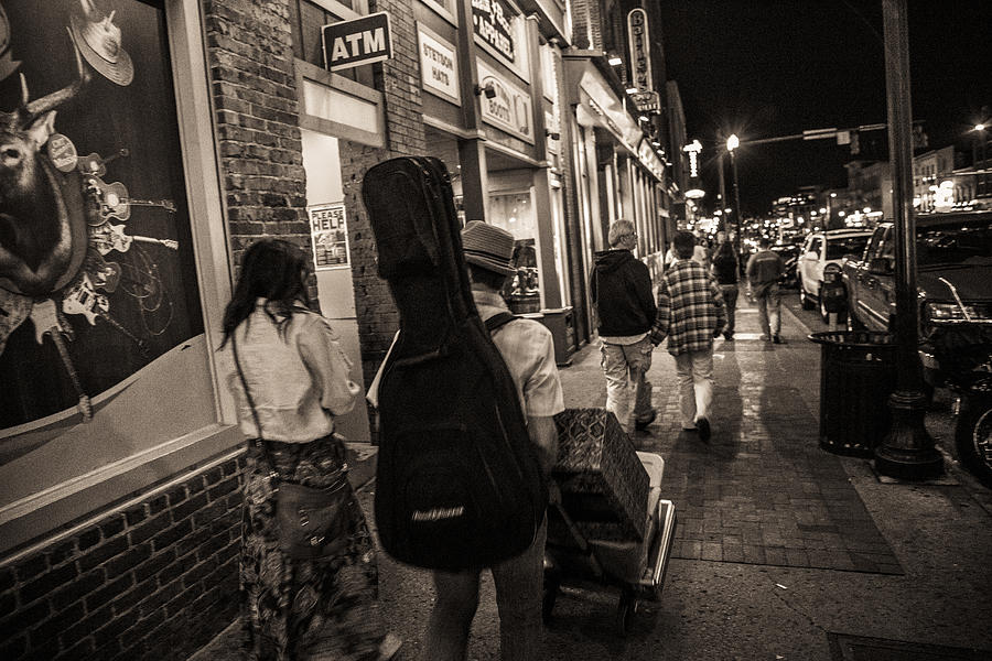 Walking in Music City Photograph by John McGraw