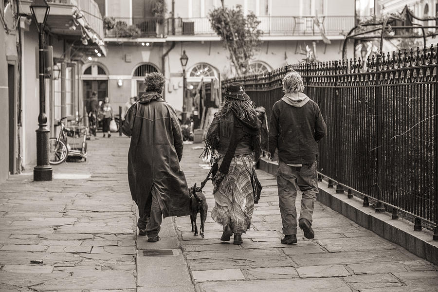 Walking in New Orleans Photograph by John McGraw