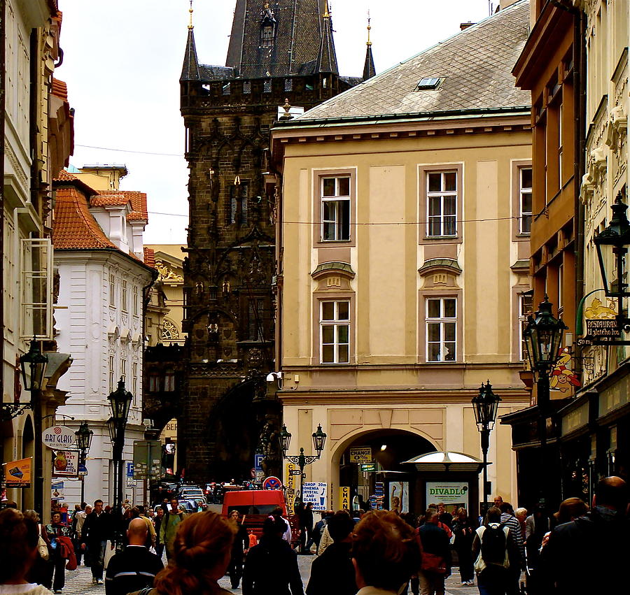 Walking In Prague Photograph by Ira Shander