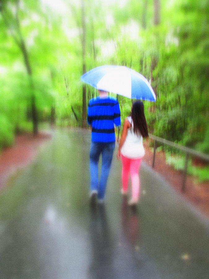 Walking In The Rain Photograph by Diannah Lynch