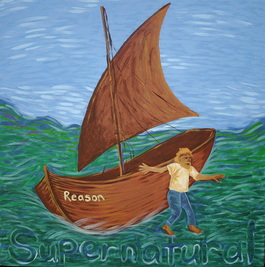 Boat Painting - Walking in the Supernatural by Jenelle Griffiths