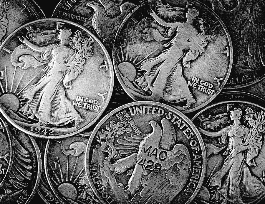 Walking Liberty Coins Photograph by Phil Perkins