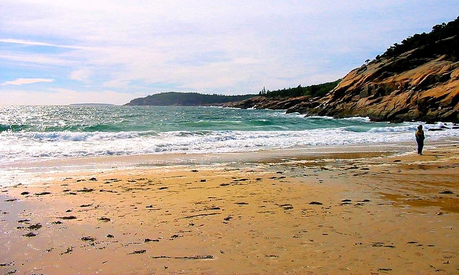 Walking Sand Beach Photograph by Robert McCulloch - Fine Art America