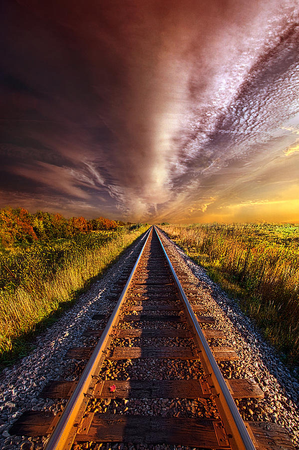 Walking the Line Till the Morning Shines Photograph by Phil Koch