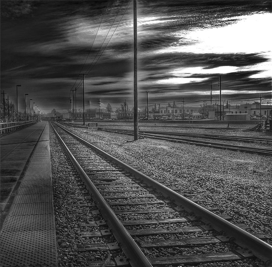 Walking the Rails Photograph by Bill Owen