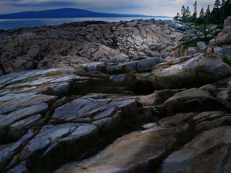 Acadia National Park Photograph - Walking the Rocks by Joy Nichols
