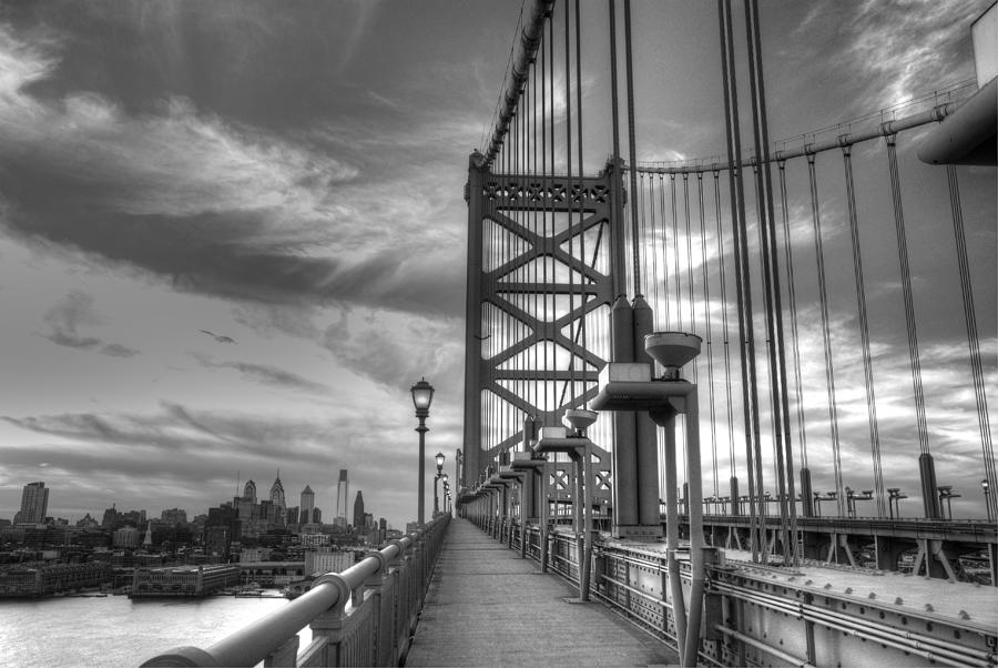 Philadelphia Photograph - Walking to Philadelphia by Jennifer Ancker