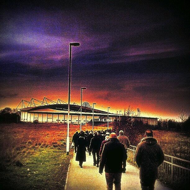 Hdr Photograph - Walking To The #kcstadium by Chris Drake