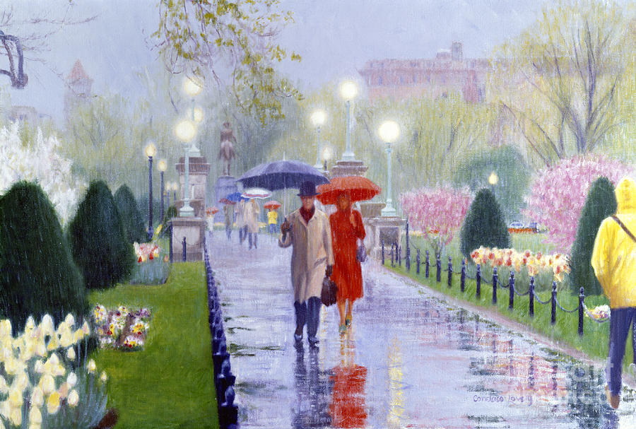 Walking to Work Painting by Candace Lovely
