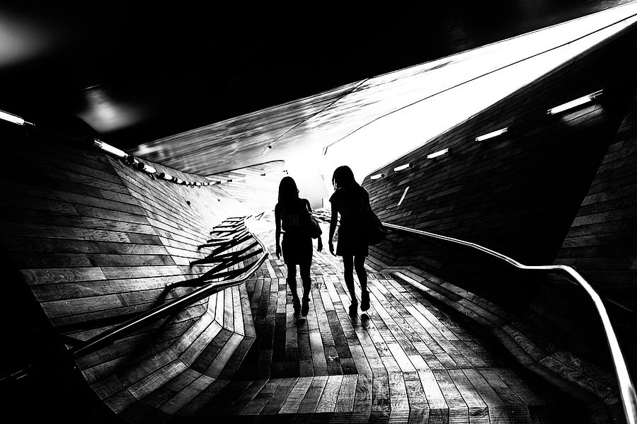 Walking Towards The Light Photograph by Tetsuya Hashimoto