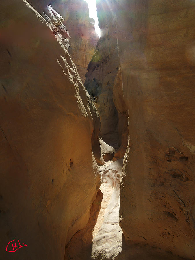 Walking way through Canyon Sinai Desert Egypt Photograph by Colette V Hera Guggenheim