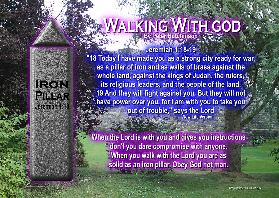 Walking With God Photograph by Bible Verse Pictures