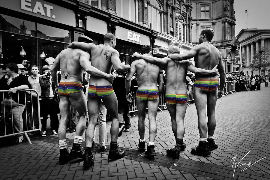 Black And White Photograph - Walking with Pride by Max CALLENDER