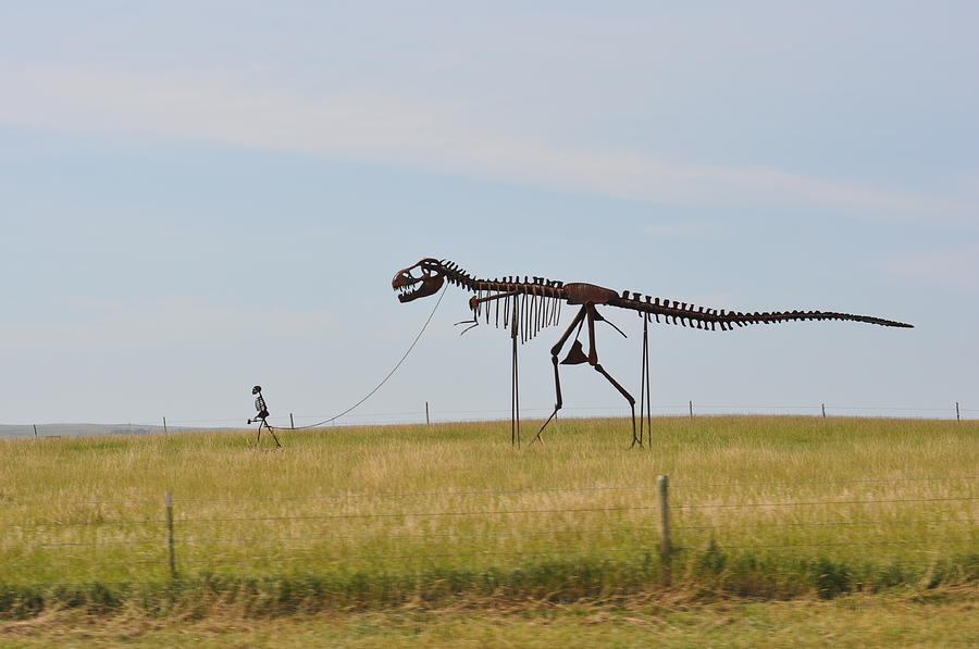 Walking with the Dinosaur Photograph by Pamela Schreckengost - Pixels