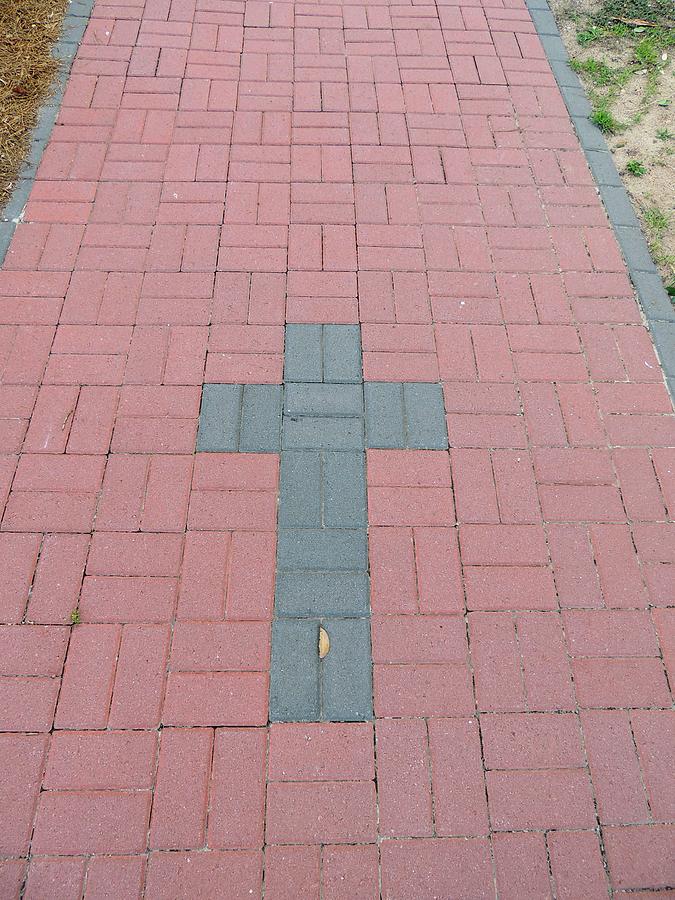 Sign Photograph - walkway of Faith by Aaron Martens