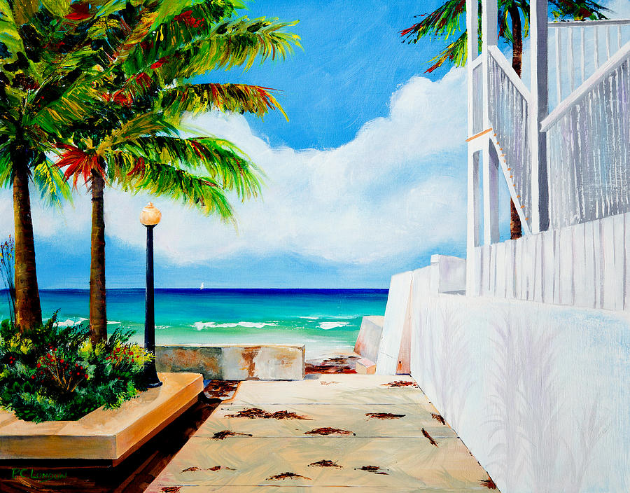 Walkway to Cuba Painting by Phyllis London