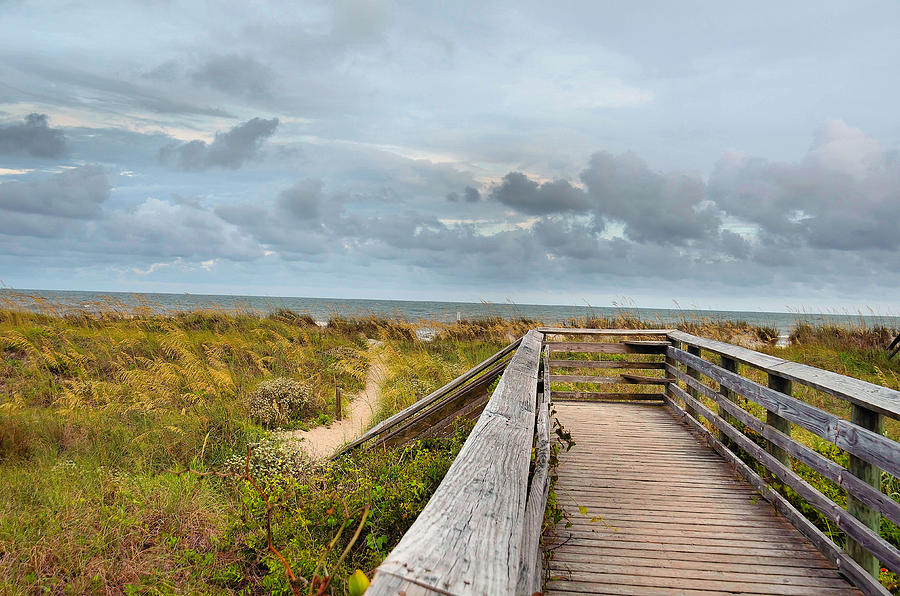 Walkway To The Beach Photograph By Dave Sandt - Pixels