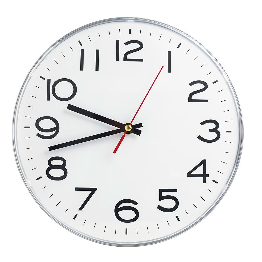 Wall Clock by Science Photo Library