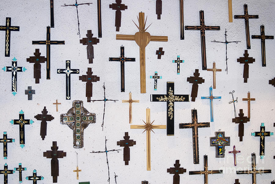 Wall of Crosses Photograph by John Greco